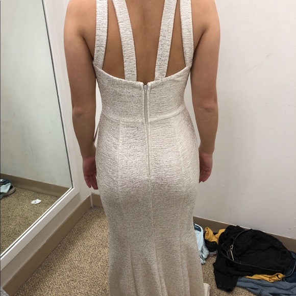 White Formal Dress - Picture 2 of 2